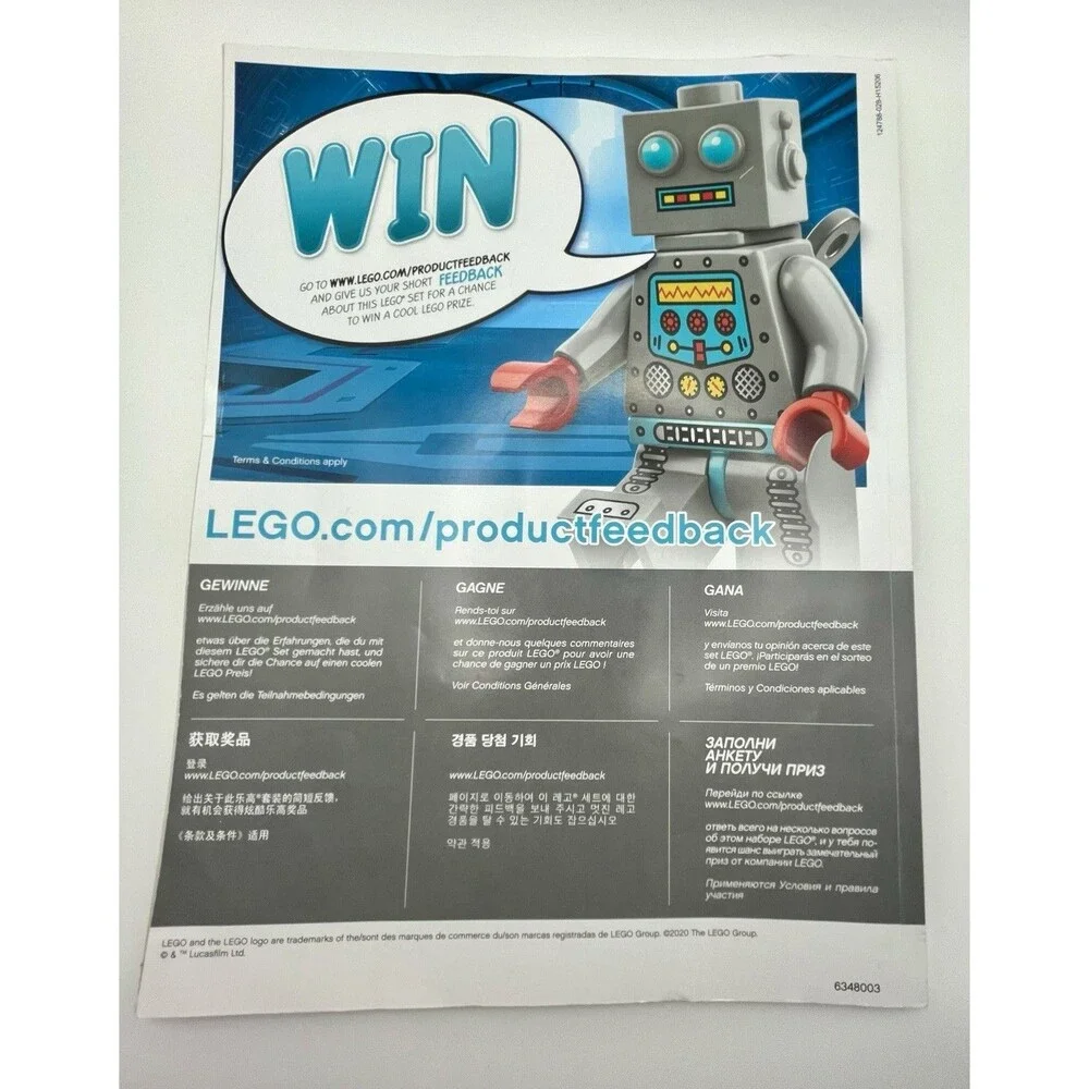 LEGO Manual Only Star Wars 75318 The Child Paper Instructions The Mandalorian